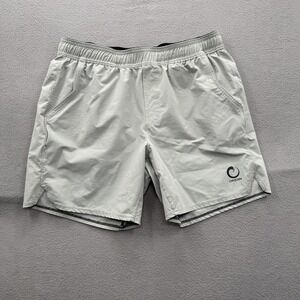 Origin Shorts Mens XL Gray Athletic Running Quick Dry Stretch 7 Inseam Pockets